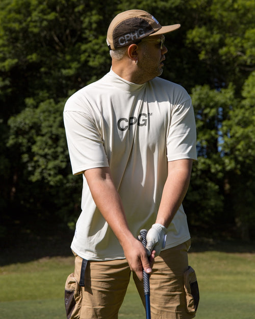 #CPHG GENTLEMAN MOCK NECK TEE OFF WHITE