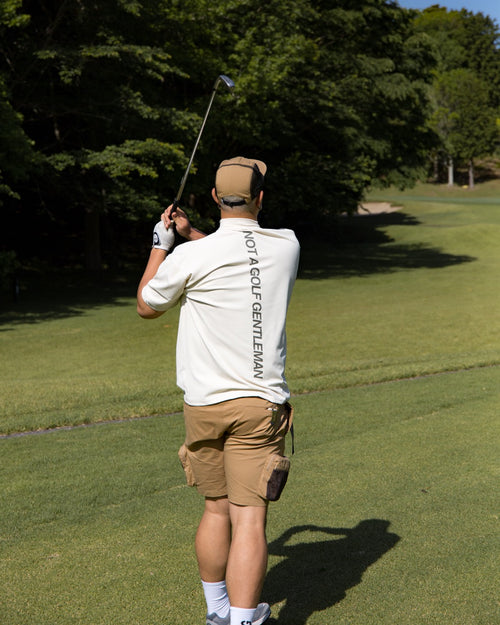 #CPHG GENTLEMAN MOCK NECK TEE OFF WHITE