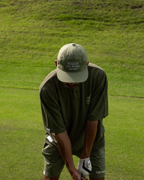 AS2OV×Cph/Golf™ #OVERSIZED S/S POLO KHAKI
