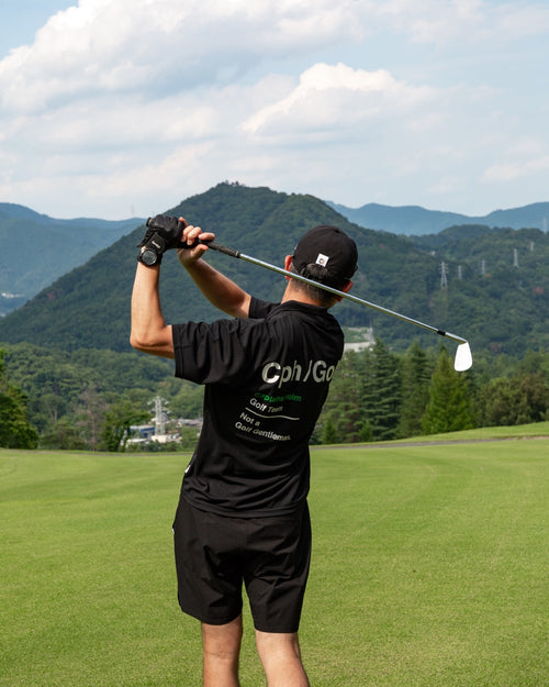 AS2OV×Cph/Golf™ #OVERSIZED S/S POLO BLACK
