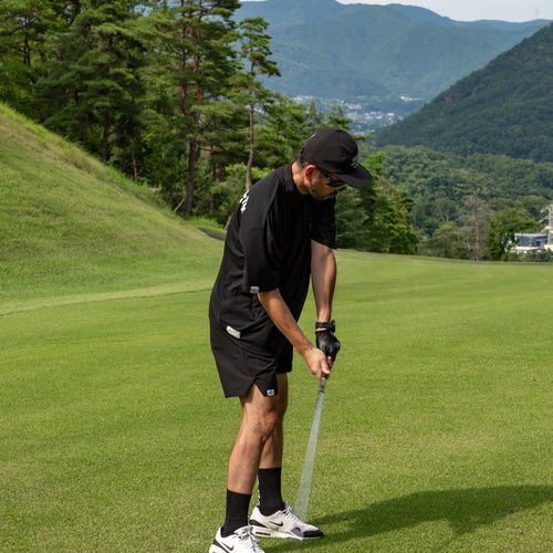 AS2OV×Cph/Golf™ #OVERSIZED S/S POLO BLACK