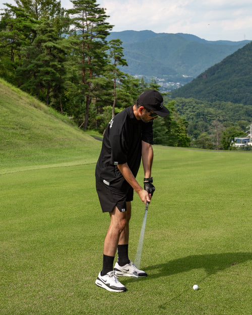 AS2OV×Cph/Golf™ #OVERSIZED S/S POLO BLACK