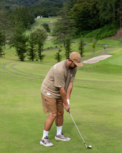 AS2OV×Cph/Golf™ #OVERSIZED S/S POLO COYOTE