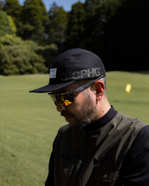 #CPHG SIDE MESH JET CAP BLACK