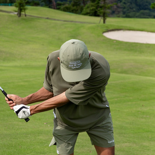 AS2OV×Cph/Golf™ #OVERSIZED S/S POLO KHAKI