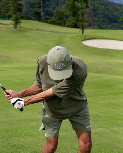 AS2OV×Cph/Golf™ #OVERSIZED S/S POLO KHAKI