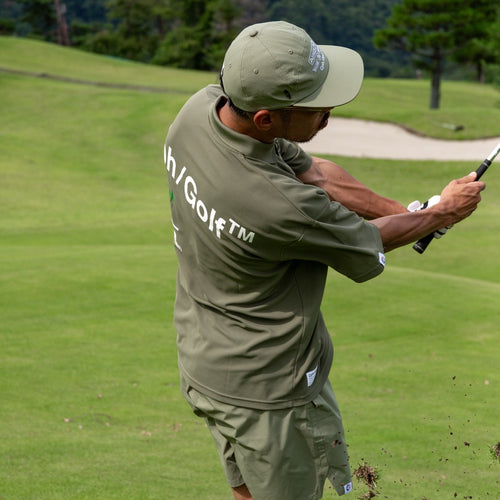 AS2OV×Cph/Golf™ #OVERSIZED S/S POLO KHAKI