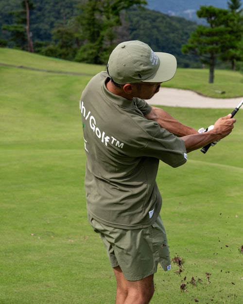 AS2OV×Cph/Golf™ #OVERSIZED S/S POLO KHAKI