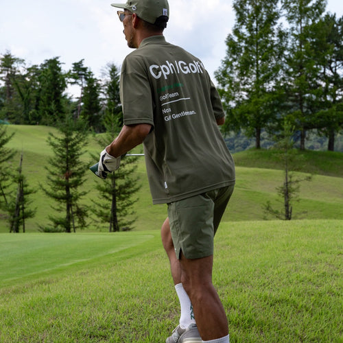 AS2OV×Cph/Golf™ #OVERSIZED S/S POLO KHAKI