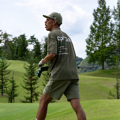 AS2OV×Cph/Golf™ #OVERSIZED S/S POLO KHAKI