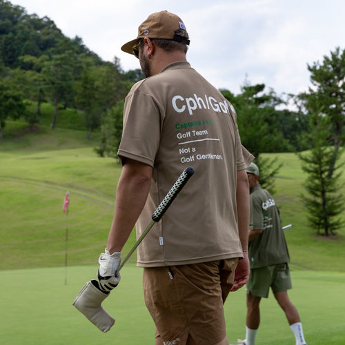 AS2OV×Cph/Golf™ #OVERSIZED S/S POLO COYOTE