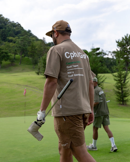 AS2OV×Cph/Golf™ #OVERSIZED S/S POLO COYOTE