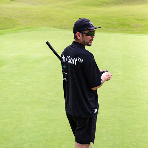 AS2OV×Cph/Golf™ #OVERSIZED S/S POLO BLACK