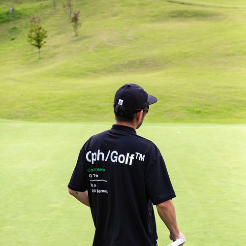 AS2OV×Cph/Golf™ #OVERSIZED S/S POLO BLACK