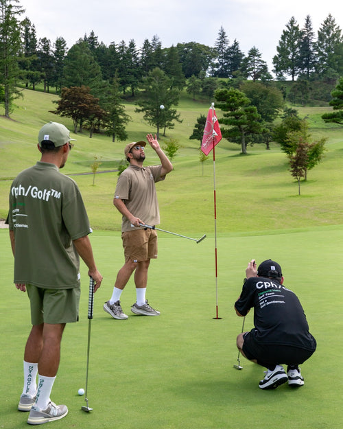 AS2OV×Cph/Golf™ #OVERSIZED S/S POLO COYOTE