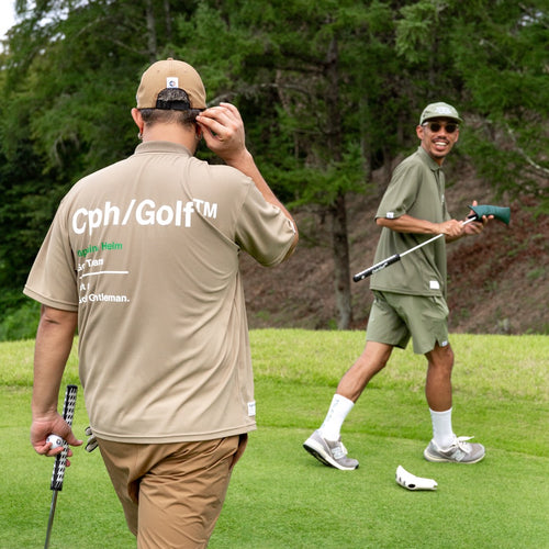 AS2OV×Cph/Golf™ #OVERSIZED S/S POLO COYOTE