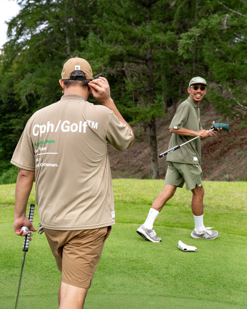 AS2OV×Cph/Golf™ #OVERSIZED S/S POLO COYOTE