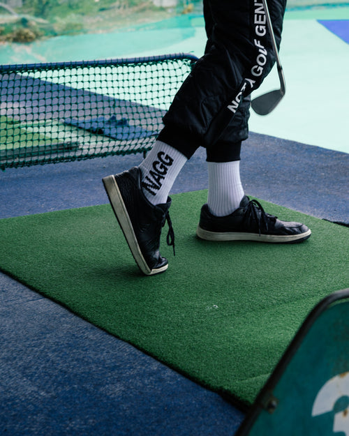 #NAGG 2PC SOCKS BLACK&WHITE