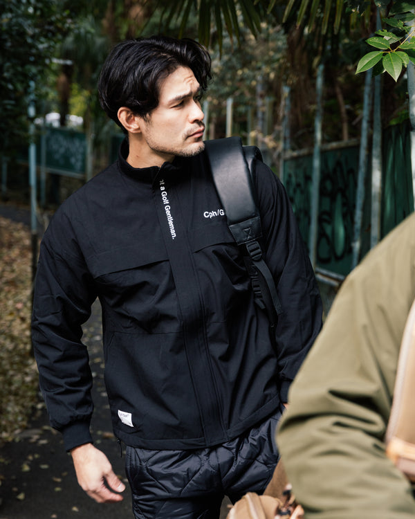 #MULTI POCKET PUFFER JACKET BLACK