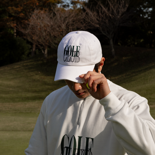 #CPH GOLF CLUB CAP WHITE