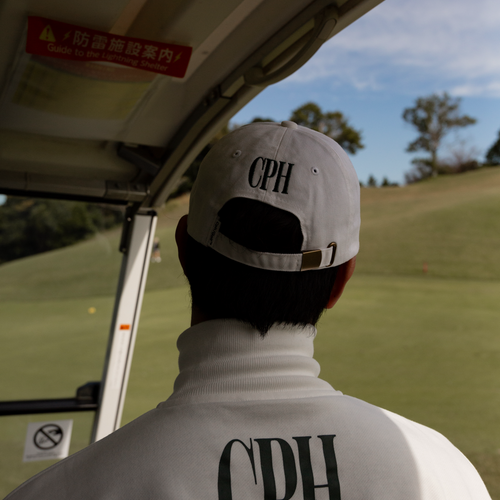 #CPH GOLF CLUB CAP WHITE