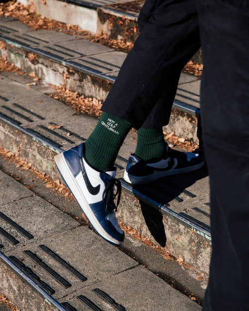 #DIGNIFIED LOGO 3PC SOCKS BLACK&RED&GREEN
