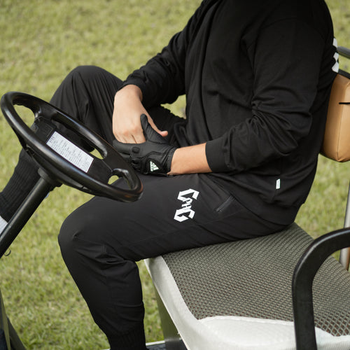 #09×2 IN OUT ADJUSTABLE JOGGER PANTS BLACK