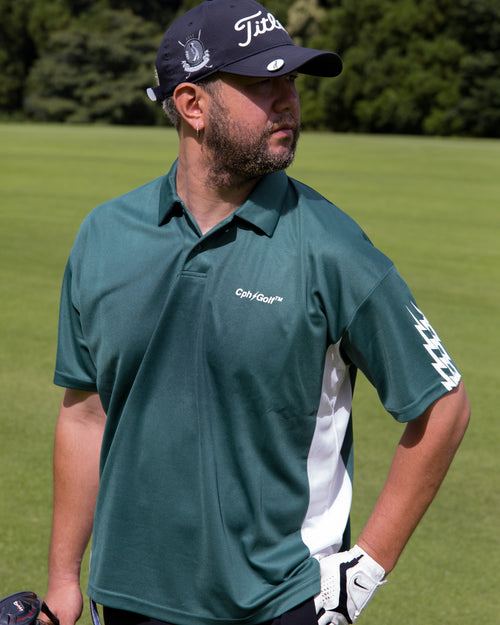 #THUNDER STRIPES POLO GREEN