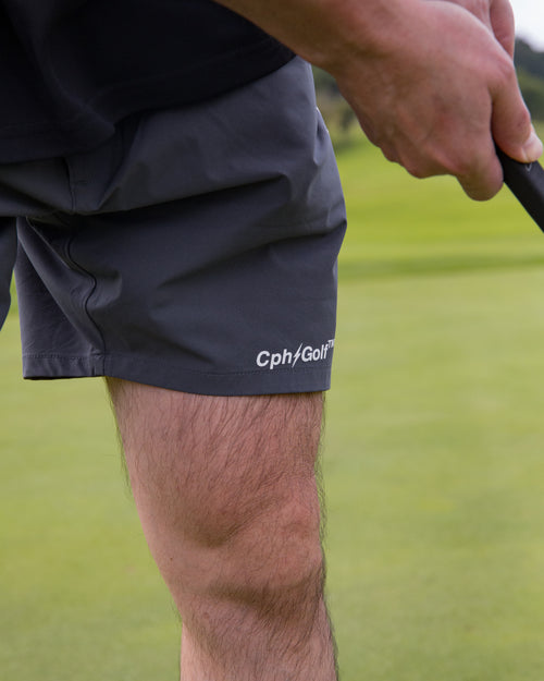 #THUNDER STRIPES ADJUSTABLE SHORT GRAY