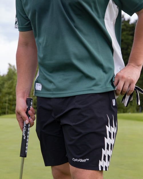#THUNDER STRIPES POLO GREEN