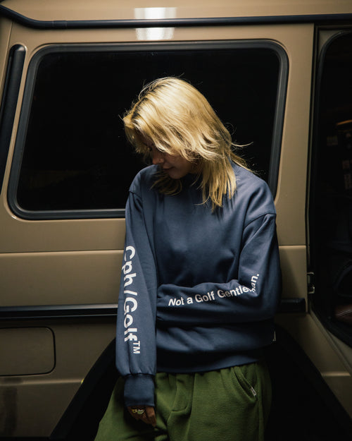 #ACTIVE MOCK NECKN SWEAT GRAY