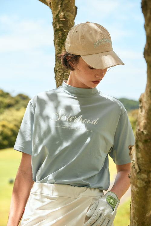 Sisterhood LETTER MOCK TEE BLUE
