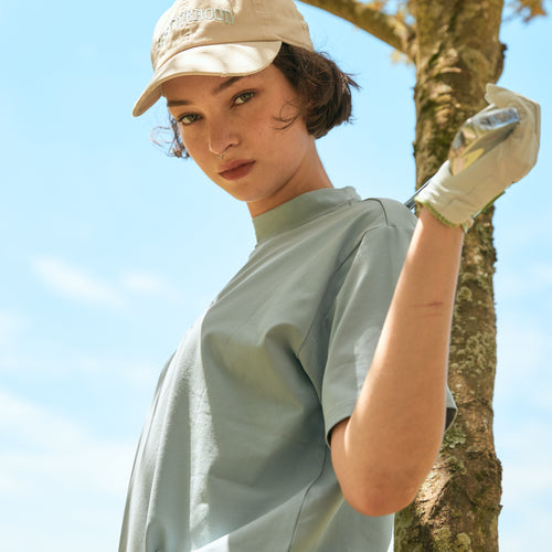 Sisterhood LETTER MOCK TEE BLUE