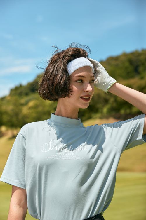 Sisterhood LETTER MOCK TEE BLUE