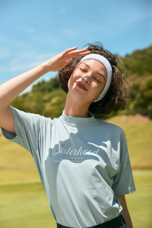 Sisterhood LETTER MOCK TEE BLUE