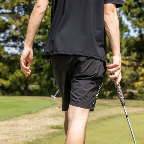 RUFFLOG NYLON STRETCH SHORTS BLACK