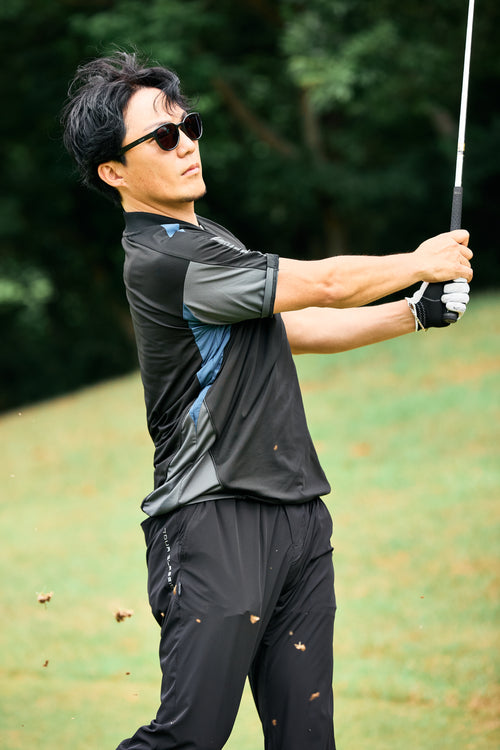 TOUR CLASSIC HENLEY NECK HALF ZIP  S/S SHIRTS