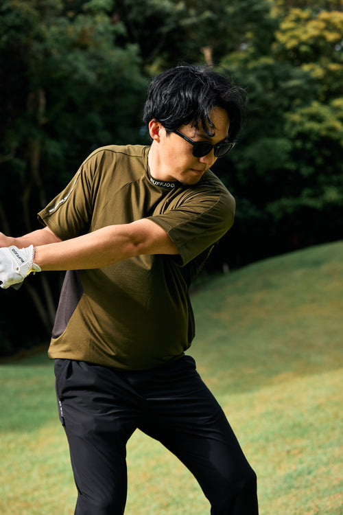 TOUR CLASSIC SIDE MESH MOCK S/S SHIRTS