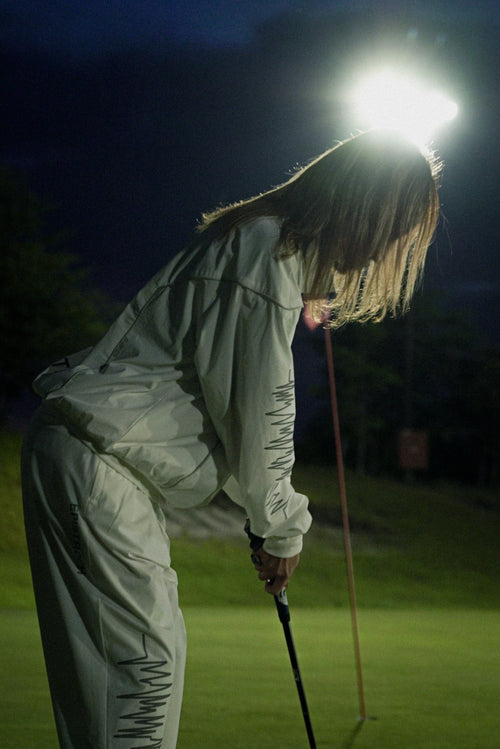 RUFFLOG × EPISTROPH NOIZE REFLECTION PANTS WHITE