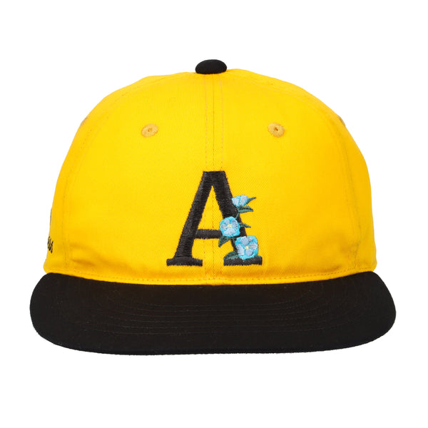 SASANQUA 6 PANEL CAP YELLOW / BLACK