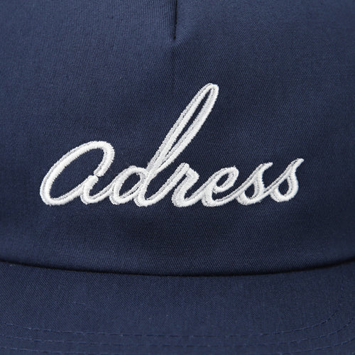 5 PANEL ORIGINAL LOGO CAP NAVY