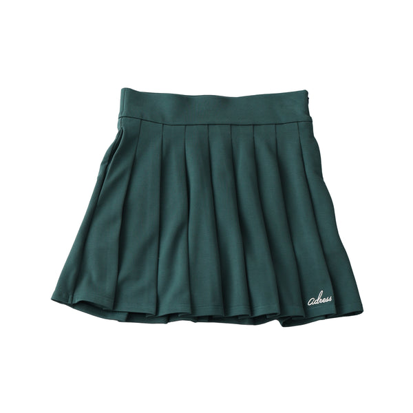 PLEATS SKIRT GREEN