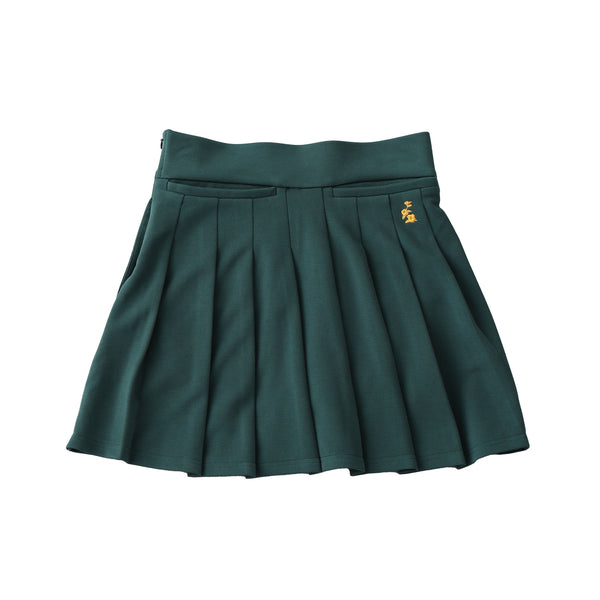 PLEATS SKIRT GREEN