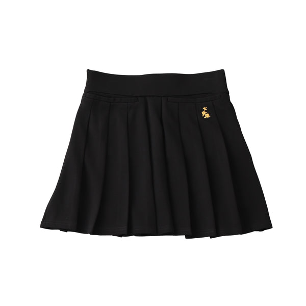 PLEATS SKIRT BLACK