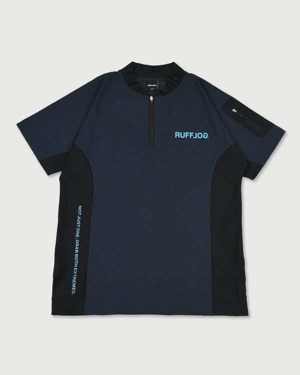 AERO ZIP HENLEY NECK SHIRTS