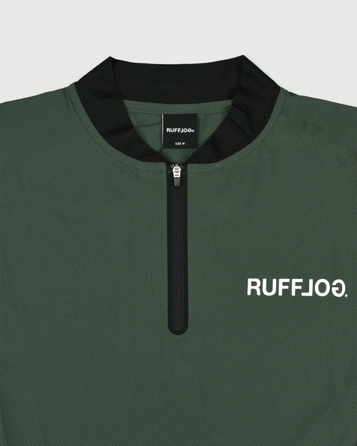 AERO ZIP HENLEY NECK SHIRTS