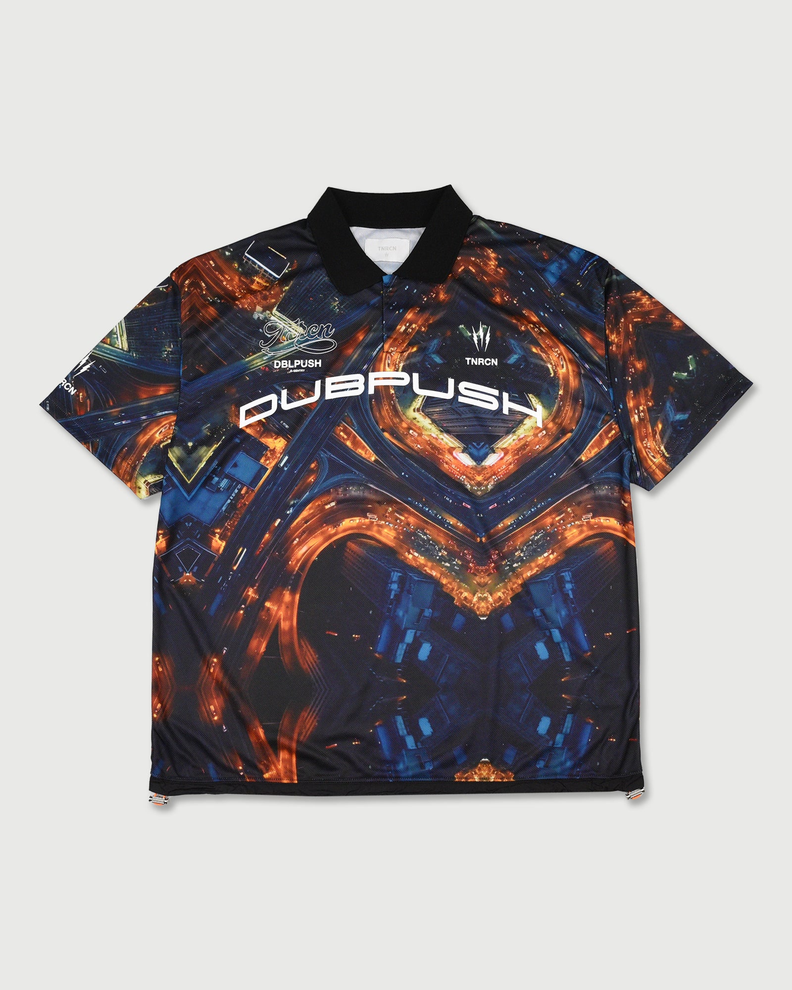 TNRCN AIRMESH NIGHTGRID™ POLO ブラック Sサイズ TNRCN AIRMESH NIGHTGRID™ POLO | BLACK – TAIN DOUBLEPUSH