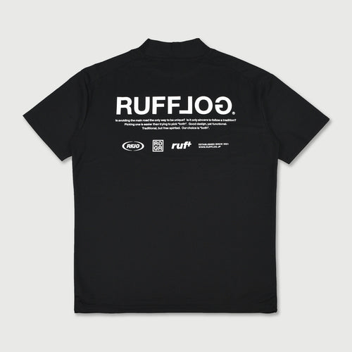 BACKLINE COLLECTIVE  MOCK NECK TEE