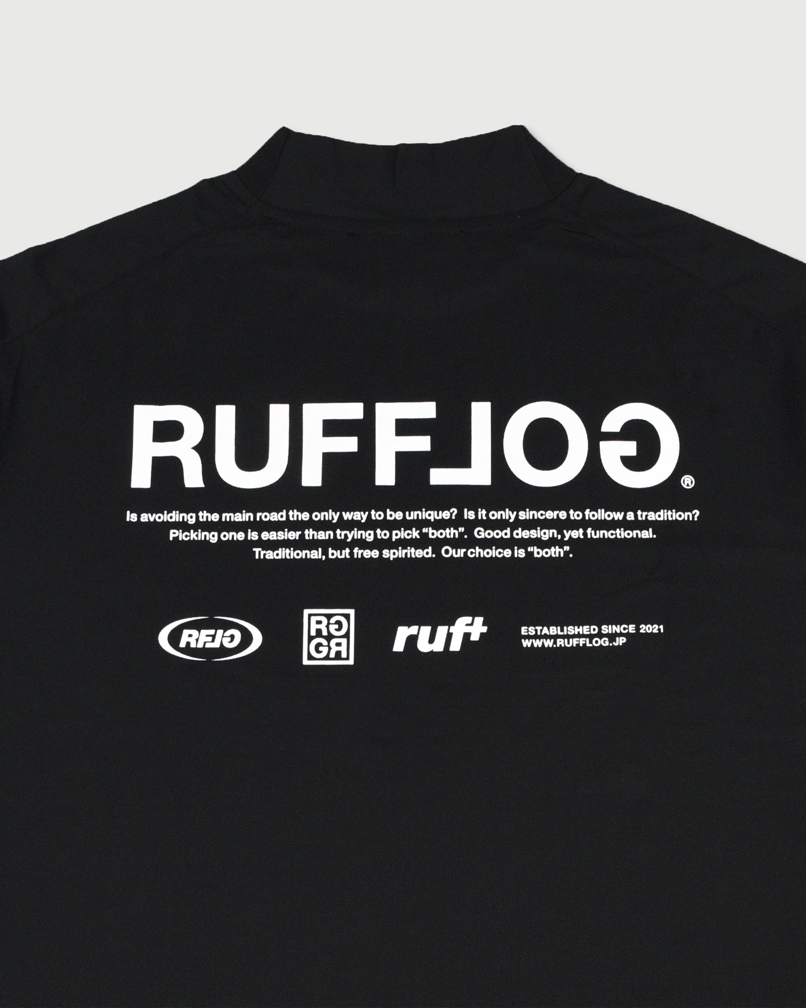 BACKLINE COLLECTIVE MOCK NECK TEE – RUFFLOG