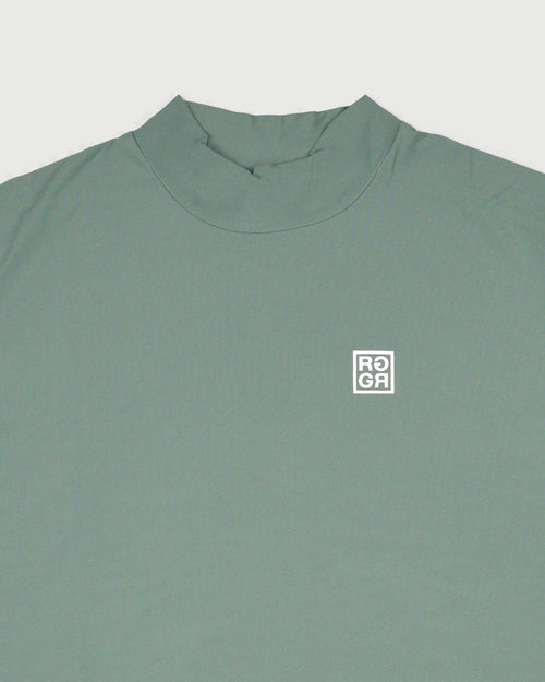 BACKLINE COLLECTIVE  MOCK NECK TEE